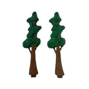 2001 Toy Biz Lord of the Rings Ringwraith Reveal Base Replacement Trees Set of 2